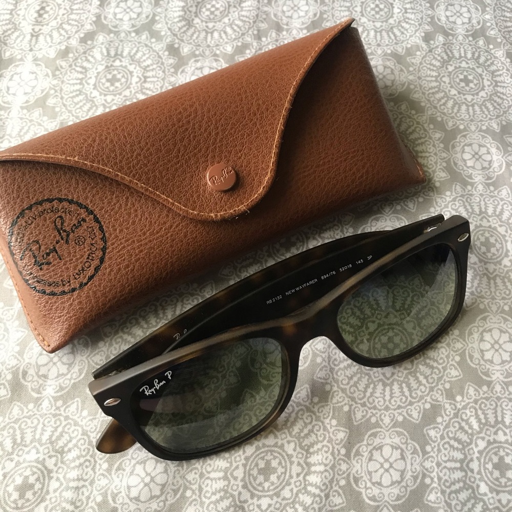 Polarized Tortoise Wayfarer Ray Bans